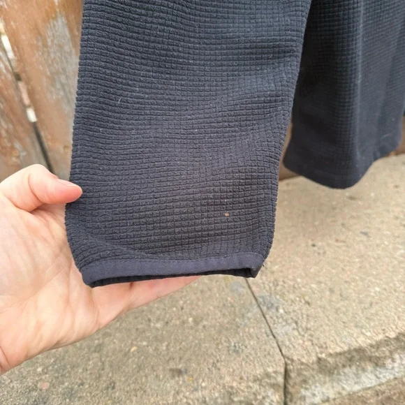 Timberland Men’s Black Quarter Zip Thermal Pullover Sweatshirt Size Medium - Picture 7 of 11